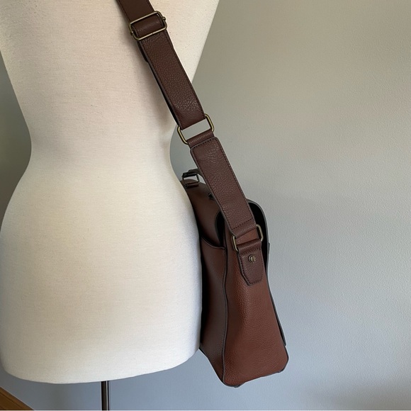 Brown Shoulder Briefcase NWOT - Picture 5 of 13